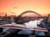 Tyne Bridge and Swing Bridge, Newcastle Upon Tyne, United Ki